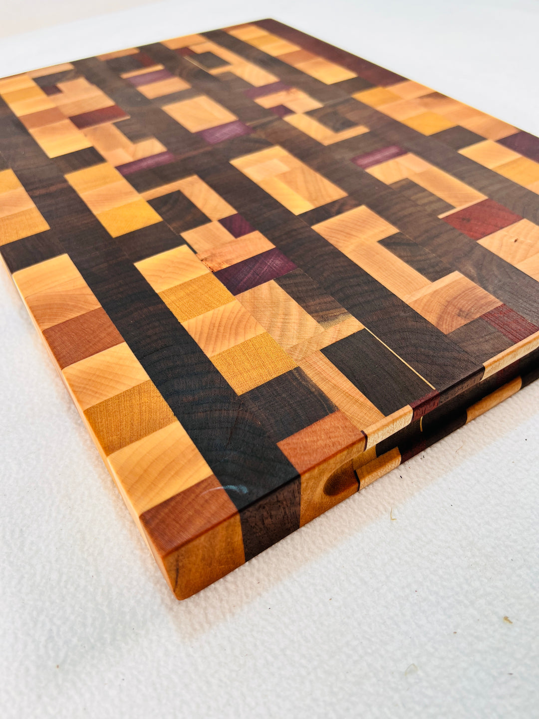 Beautiful End Grain Cutting Board Various hardwood Chopping Block