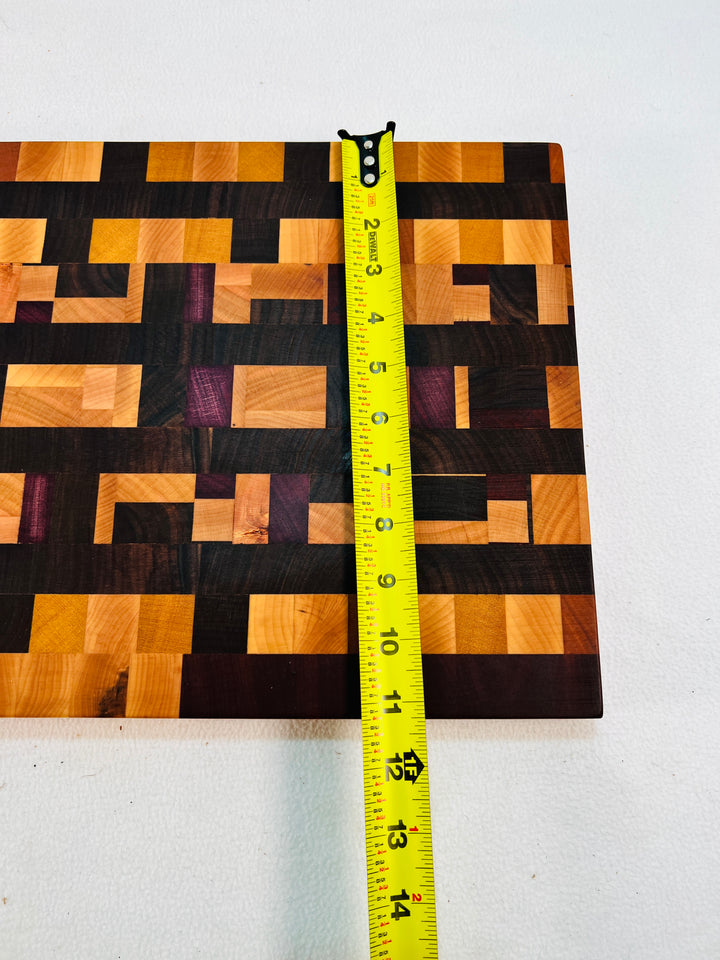 Beautiful End Grain Cutting Board Various hardwood Chopping Block