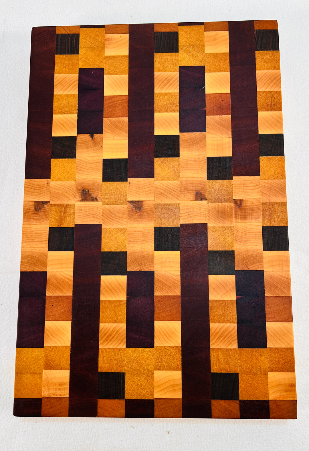 Beautiful End Grain Cutting Board Various hardwood Chopping Block