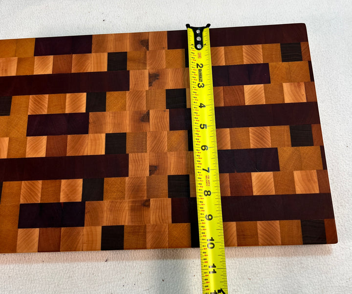 Beautiful End Grain Cutting Board Various hardwood Chopping Block