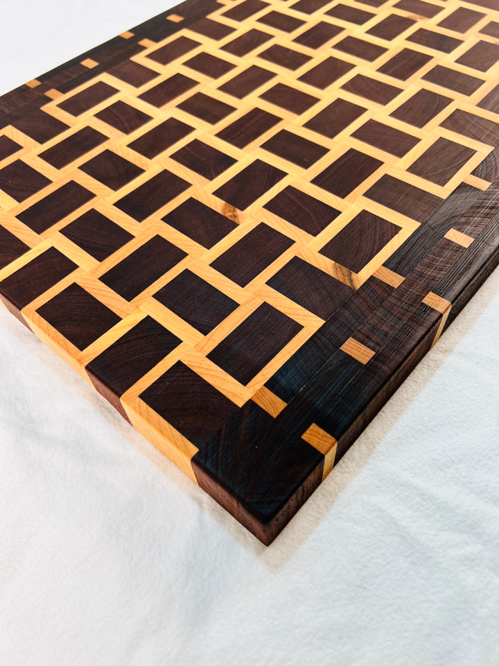 Eye Popping Stopping Unique Cutting Board End Grain