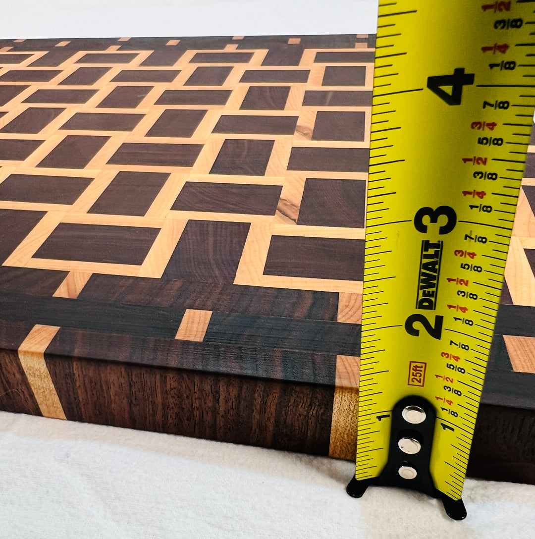 Eye Popping Stopping Unique Cutting Board End Grain